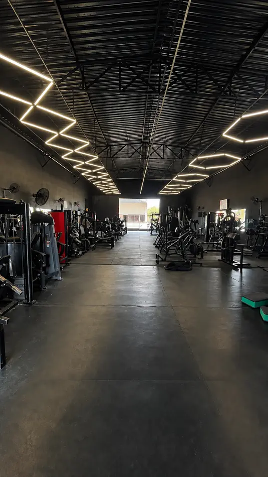 Corredor de treino da Hulk Power Academia